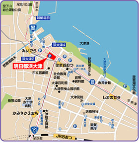 Map to Fureai plaza